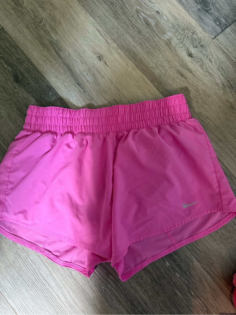 Nike Women's Hot Pink Running Shorts with Elastic Waist